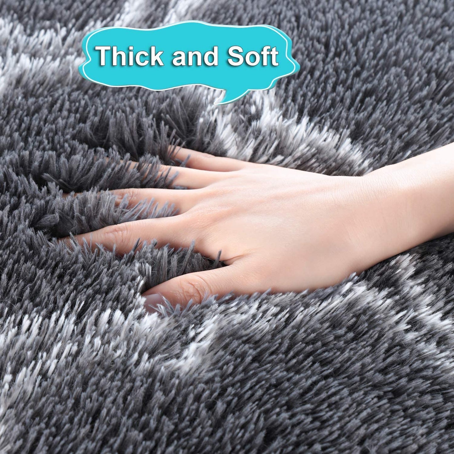 Large Shag Area Rugs for Bedroom Super Soft Plush Fluffy Carpets Living Room Ru image 4