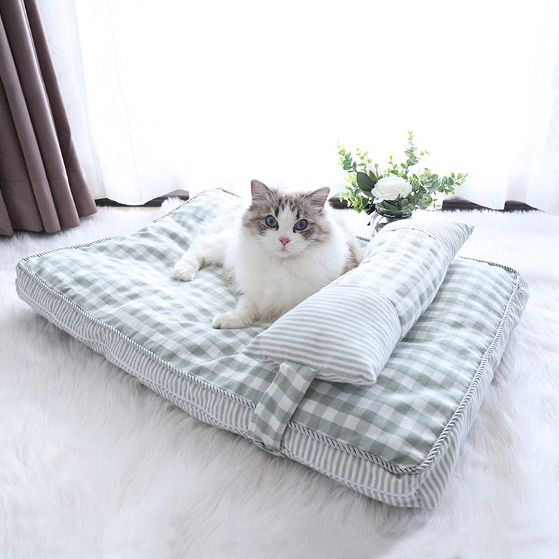 Pet Dog Bed Soft Lounger Pet Bed House for Dogs Cats Cozy Sleeping Sofa Warm Pu image 6