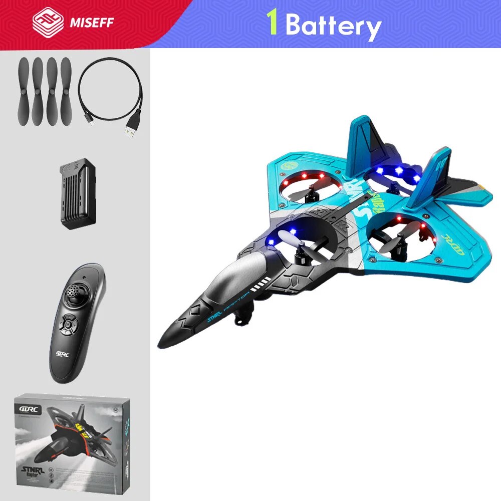 V17 RC Remote Control Airplane Drone 2.4G Gravity Sensing Remote Control Plane image 3