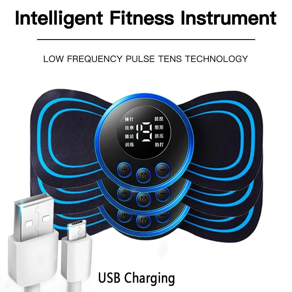 8 Modes 19 Gears Electric Pulse Neck Massager Cervical Back Muscle Pain Relief image 7