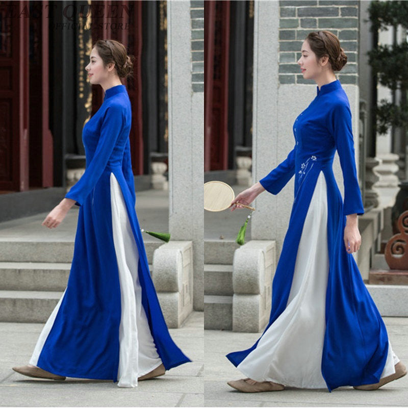 Vietnam Clothing New Arrival 2019 Vietnam Traditional Dress Chinese Oriental Dr image 4