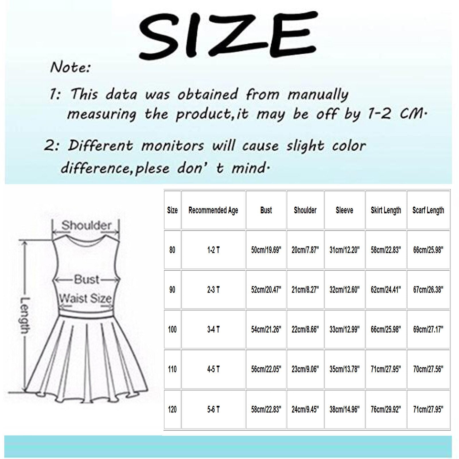 Muslim 2 Pieces Set Girls Princess Dress Kids Abaya Hijab Islamic Children Pray image 7