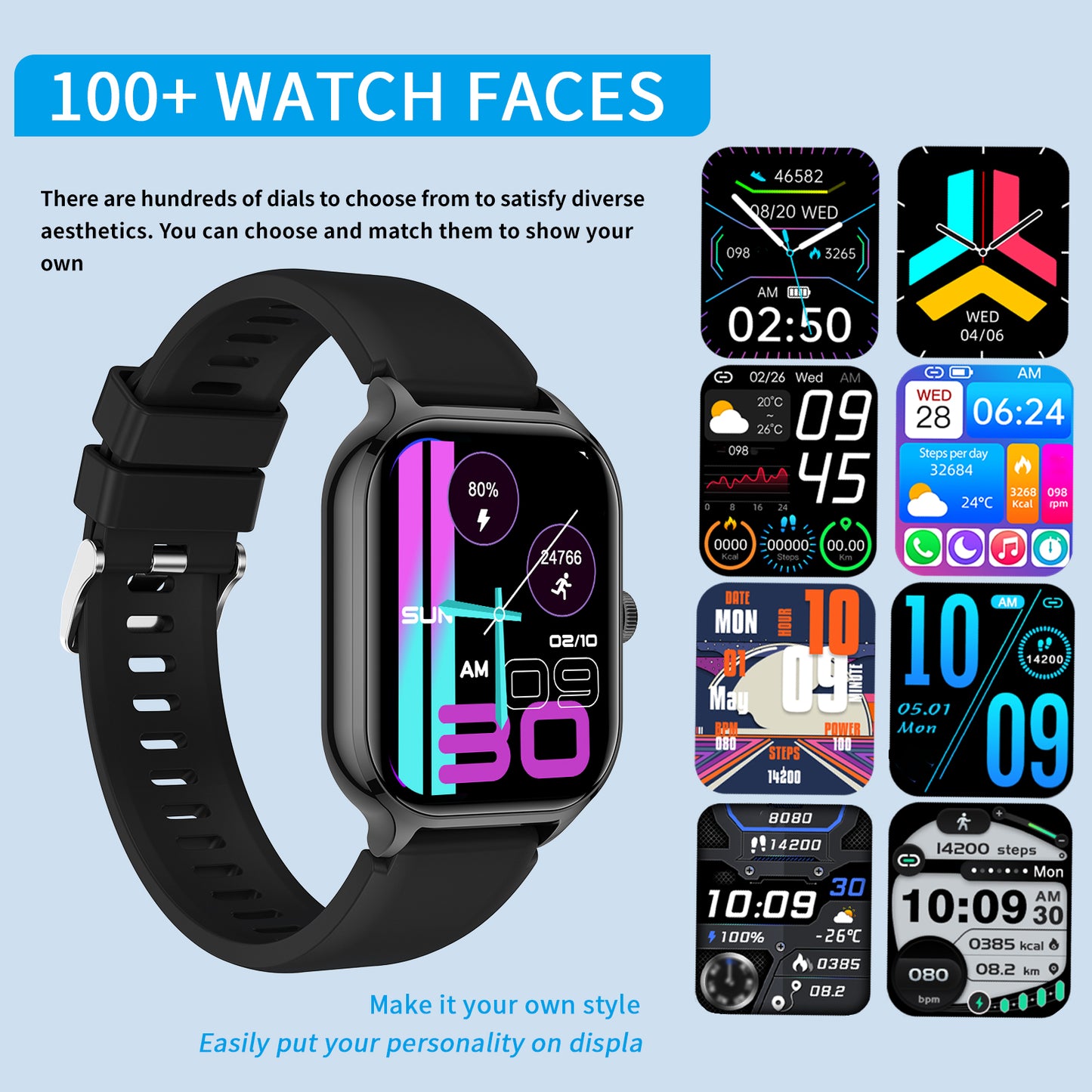 Smart watch, wireless calling /dial, multi -Sport mode,Suitable for men and wom image 8