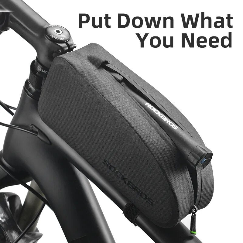 ROCKBROS Bicycle Bag Waterproof Cycling Top Front Tube Frame Bag Large Capacity image 12