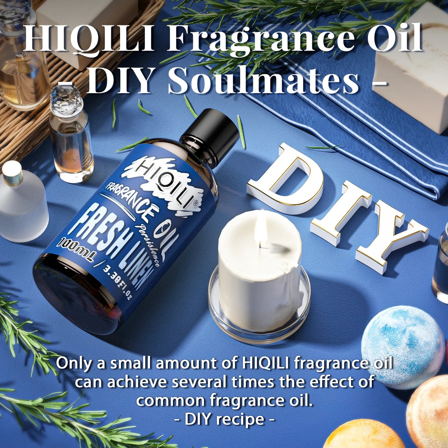 Fresh Linen Fragrance Oils,HIQILI 100ML 100% Pure Perfume Oil For Aroma Diffuse image 8