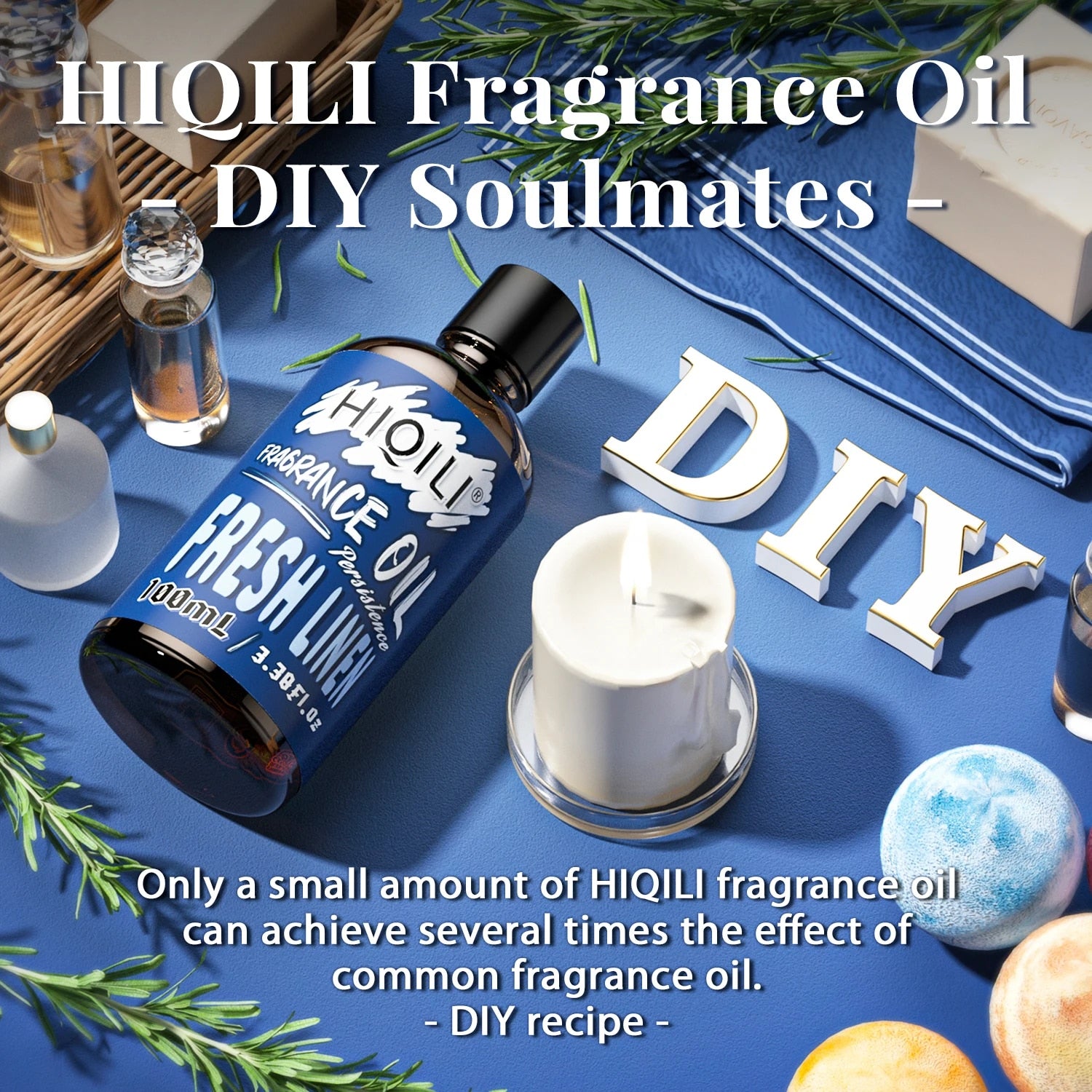 Fresh Linen Fragrance Oils,HIQILI 100ML 100% Pure Perfume Oil For Aroma Diffuse image 8