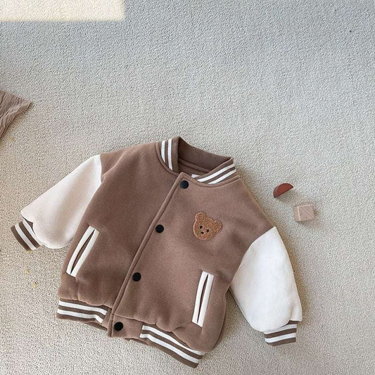 Baby Jacket Casual Baseball Uniform Jacket Outerwear Kids Coat Toddler Infant B image 0