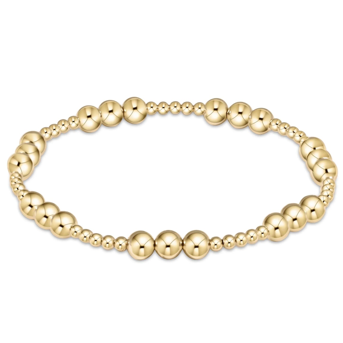 KKBEAD Stretch Bracelet Femme 18 K Waterproof Gold Plated Beaded Bracelets for image 9