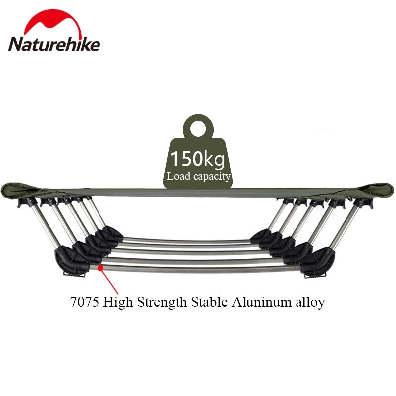 Naturehike Xjc05 Folding Bed Compact Ultralight Camping Bed Fishing Beach Trave image 7