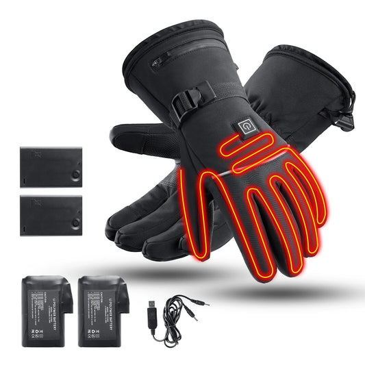 Waterproof Heated Rechargeable Gloves Electric Heated Gloves Thermal Heat Glove image 0