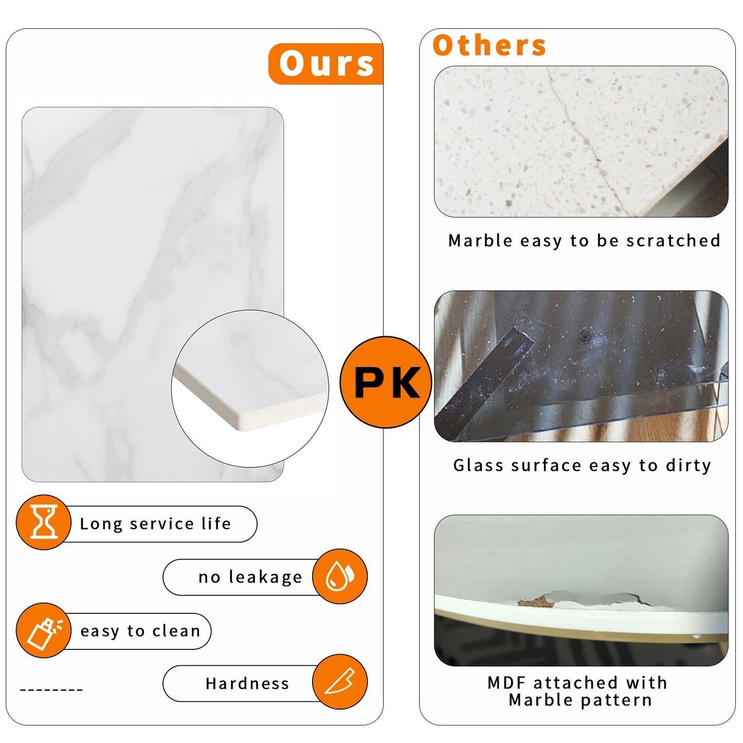 Modern Accent Console Marble Table Gold Metal Frame Storage Display Shelf Narro image 5