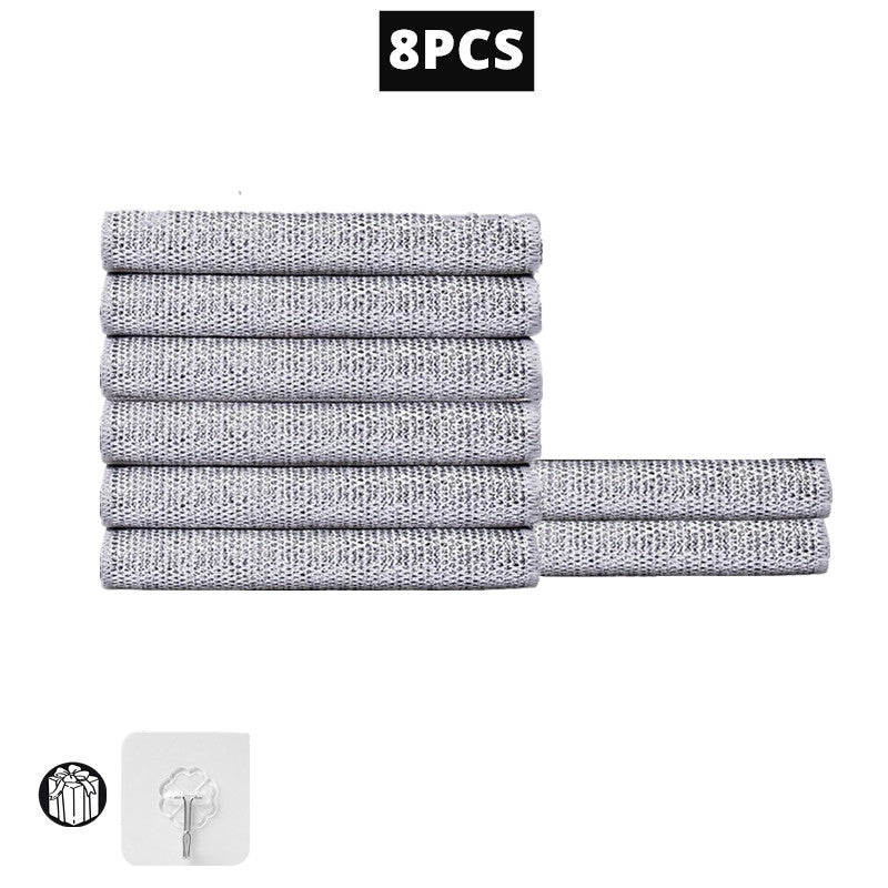 20/1pcs Magic Cleaning Cloth Thickened Double -sided Metal Steel Wire Rags Kitc image 3