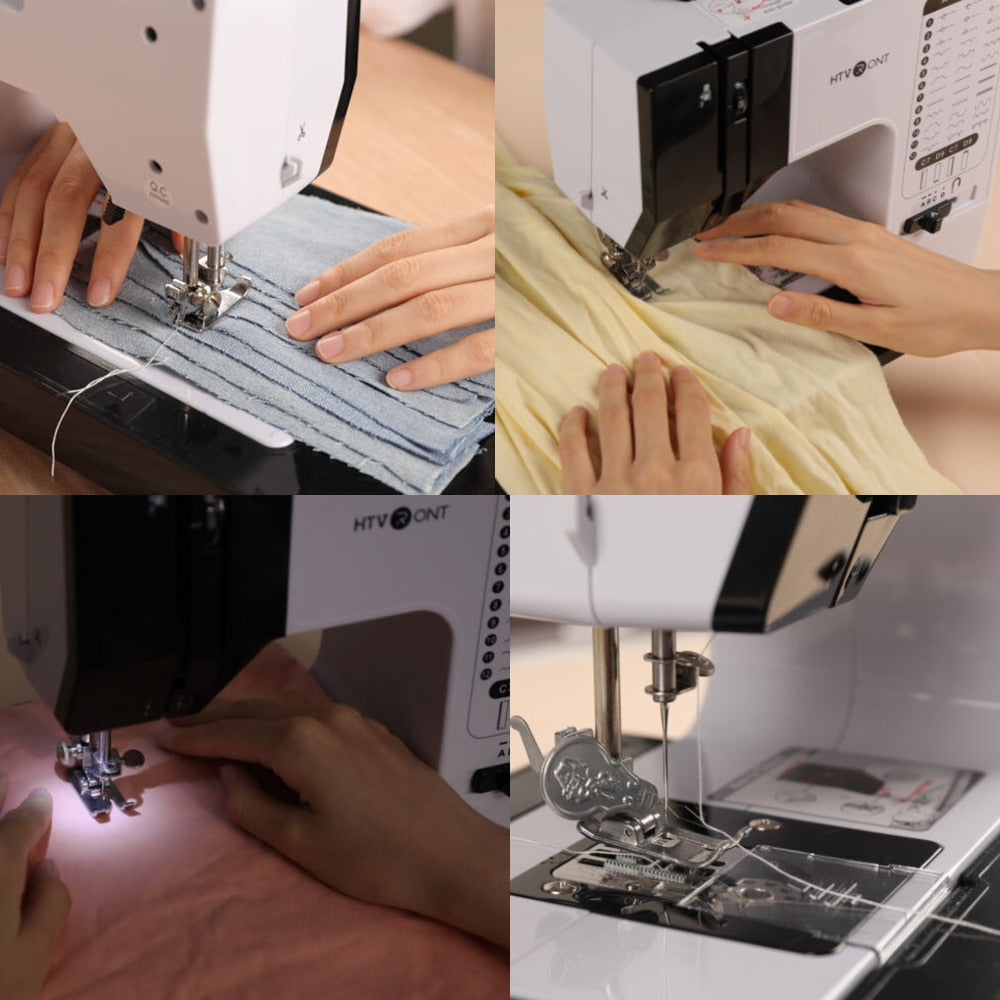 HTVRONT Electric Sewing Machine Portable for Beginners with 38 Stitches Pattern image 7