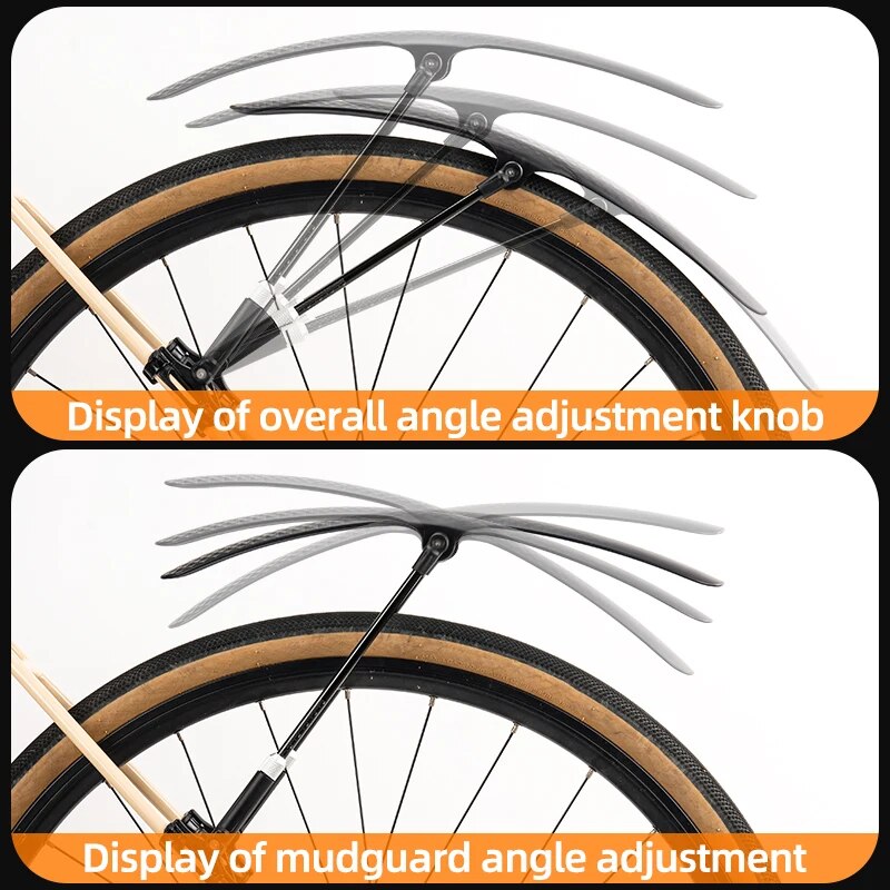 ROCKBROS Bicycle Mudguard Bike Fender PP Soft Plastic Mudguard Strong Toughness image 7