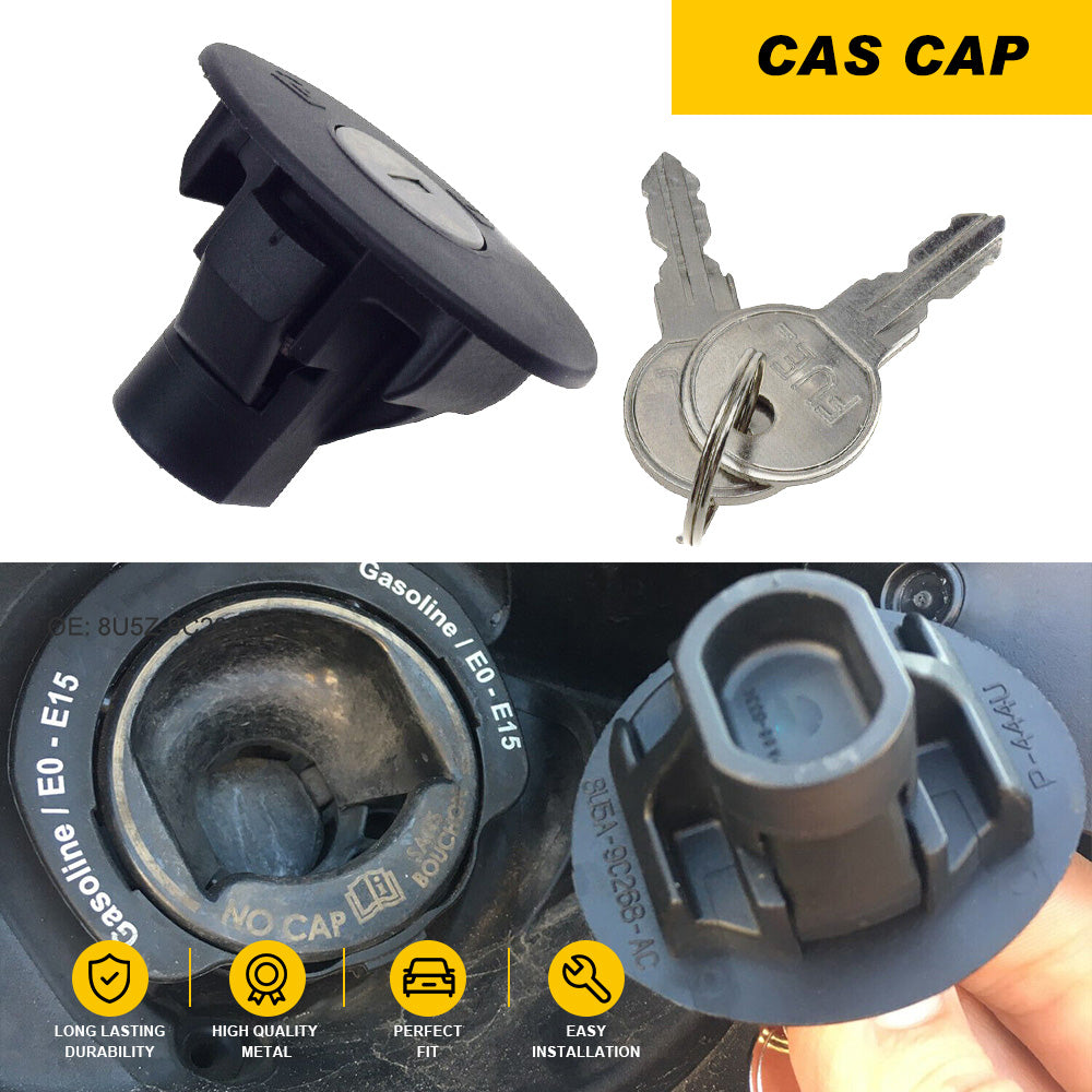 8U5Z-9C268-B Fuel Gas Tank Filler Cap Cover For Ford Mustang Edge Escape Expedi image 5