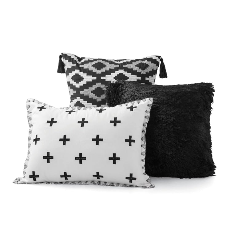 Mainstays 7-Piece Embroidered Comforter Set, Full/Queen image 3