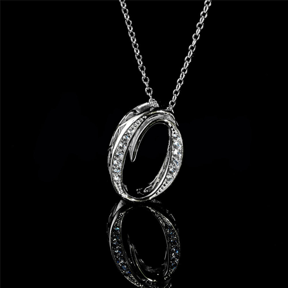 ANDYWEN 925 Sterling Silver Gold Long Chain Alphabet 26 Leter A W Pendant K H I image 31