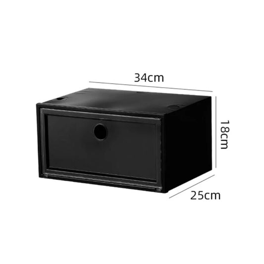 high quality Sneakers Box  plastic shoe box Stackable Cabinet Storage Box high- image 0