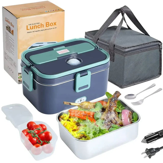 Box 80W Food Warmer Heater Lunch Boxes for Adults for Car/Truck Portable Food H image 0