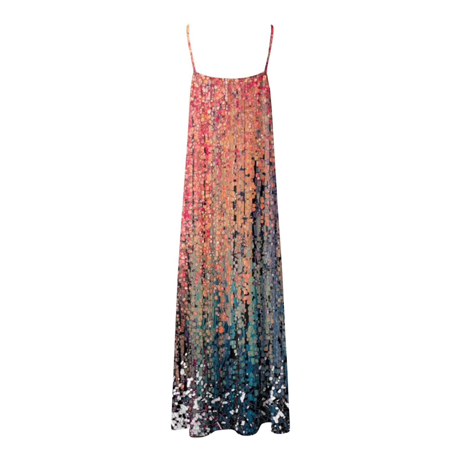 Dresses Wedding Party Bridesmaid Summer Sleeveless Long Dresses Boho Casual Sun image 9