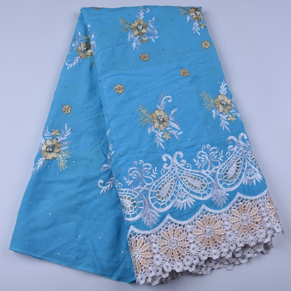 Swiss Voile Cotton Lace Fabric 2019 African Swiss Voile Laces In Switzerland Hi image 6