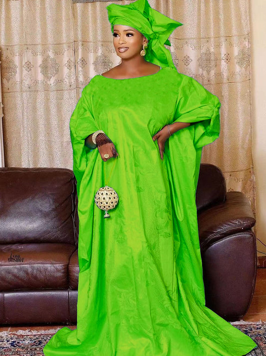 Nigeria Daily Party Original Bazin Riche Dresses For African Women Long Robe Wi image 0