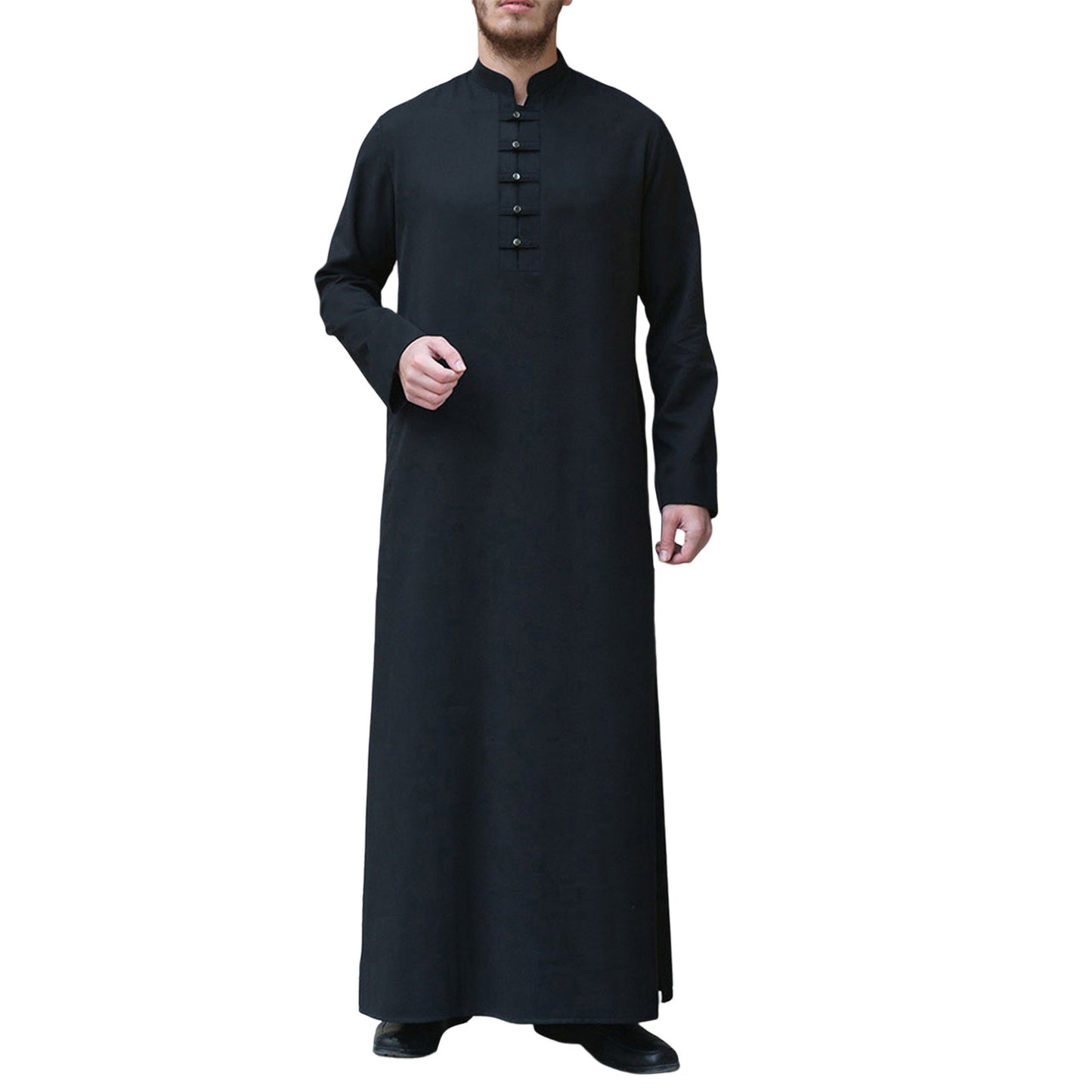 Muslim Robe Men Jubba Thobe Saudi Arabia Kaftan Pour Homme Musulman Abaya Qamis image 4