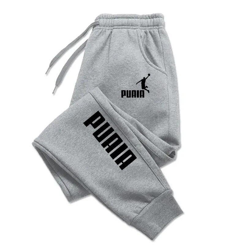 PUAIA Print Men's Pants Autumn/Winter New Sport Jogging Trousers Fitness Loose image 2