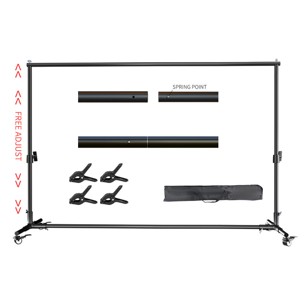 Background Stand Kit Support System Backdrops With Adjustable Stand for Photogr image 4