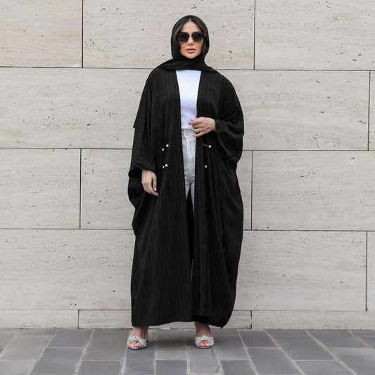 Modest Abaya Ramadan Dubai Robe Femme Musulmane Turkey Kaftan Islamic Clothing image 0