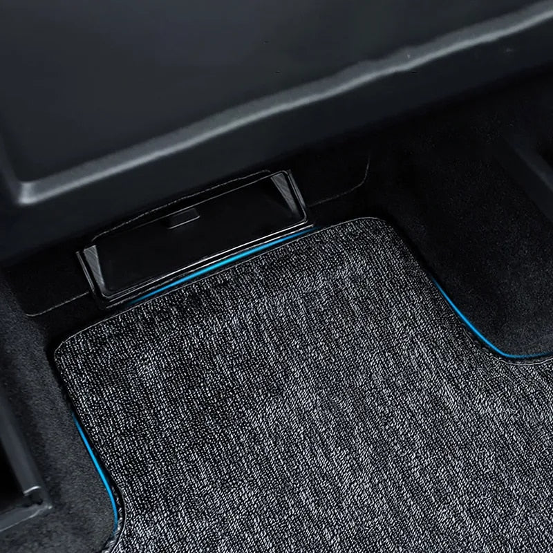 Futhope Floor Mats Black Pad For Tesla Model 3 Y 2020-2023 Custom Waterproof Ma image 5
