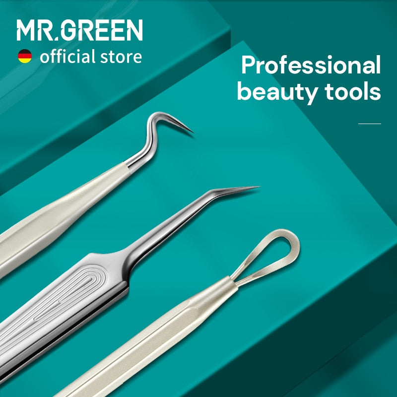 MR.GREEN Acne Remover Needles Blackhead Removal Pimple Comedone Extractor Set B image 0