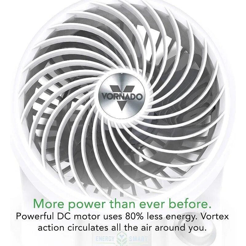 Energy Smart Compact Air Circulator Fan with Variable Speed Control, White, CR1 image 6