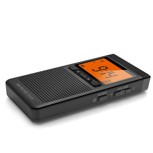 AM FM Radio Battery Operated Radio Portable Pocket Auto-Search Emergency image 0