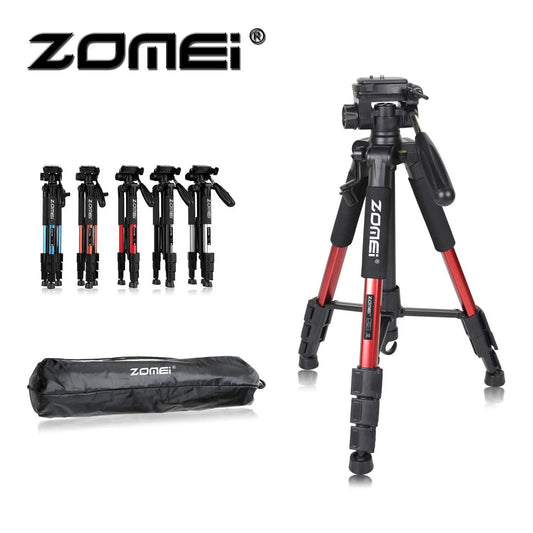 ZOMEI Q111 Professional Portable Travel Aluminum Camera Tripod&Pan Head for SLR image 0
