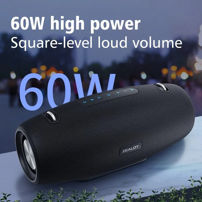 ZEALOT S67 Bluetooth Speaker Wireless Portable Outdoor High Power Sound box 360 image 3