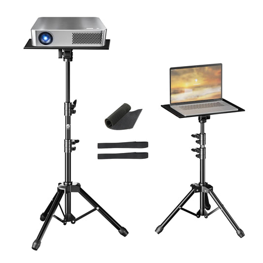 SH 90/125/145CM Projector Tripod Stand With Trays Laptop Tripod, Portable Proje image 0