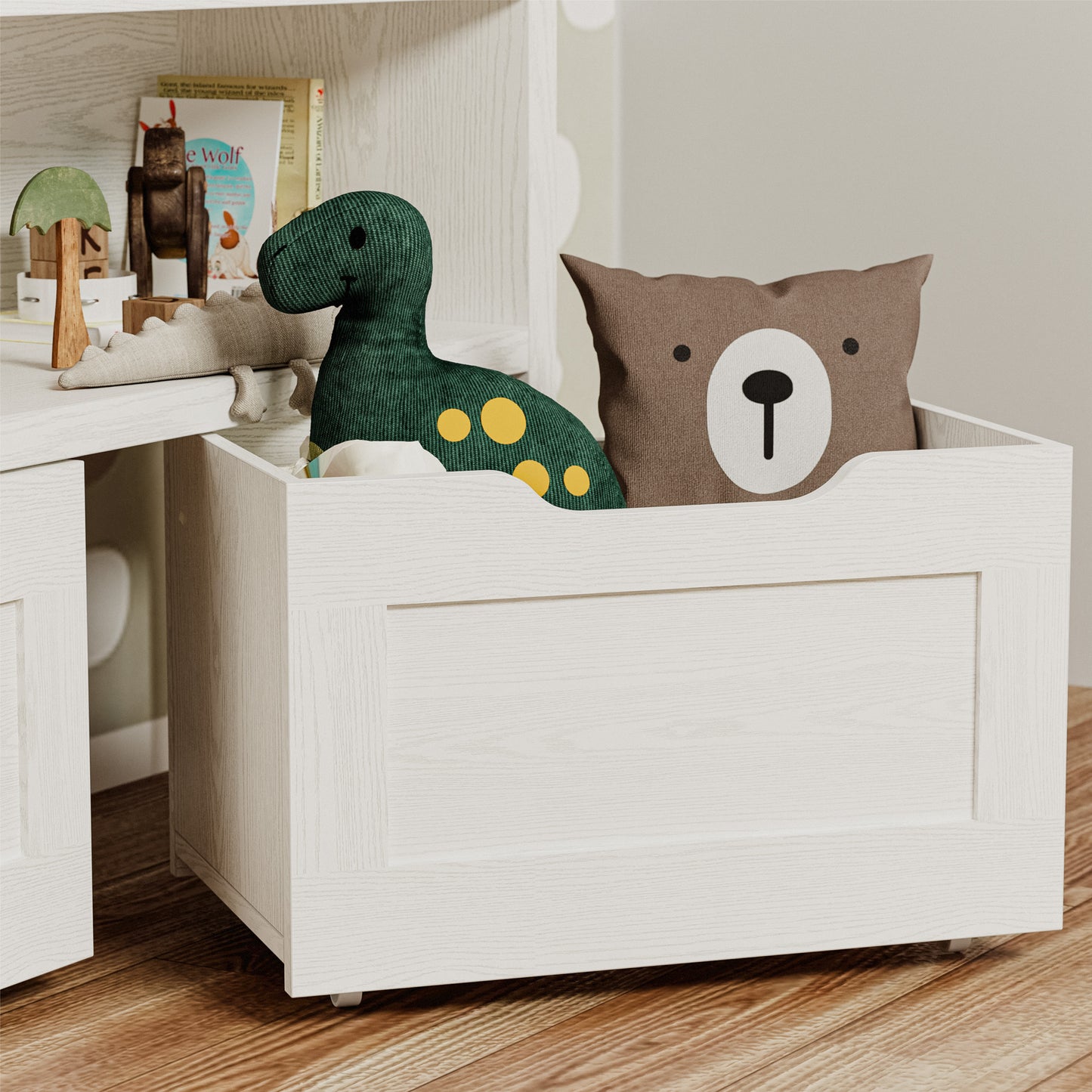 IRONCK Toy Storage Organizer for Boys and Girls, with Drawers, Wheels and Open image 5