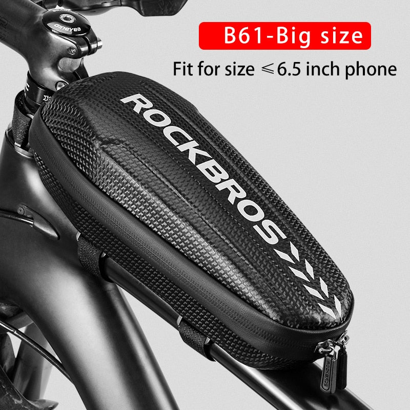 ROCKBROS Bicycle Bag Waterproof Cycling Top Front Tube Frame Bag Large Capacity image 5