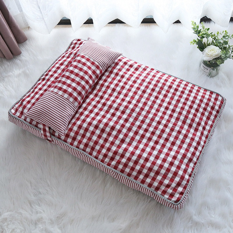 Pet Dog Bed Soft Lounger Pet Bed House for Dogs Cats Cozy Sleeping Sofa Warm Pu image 1