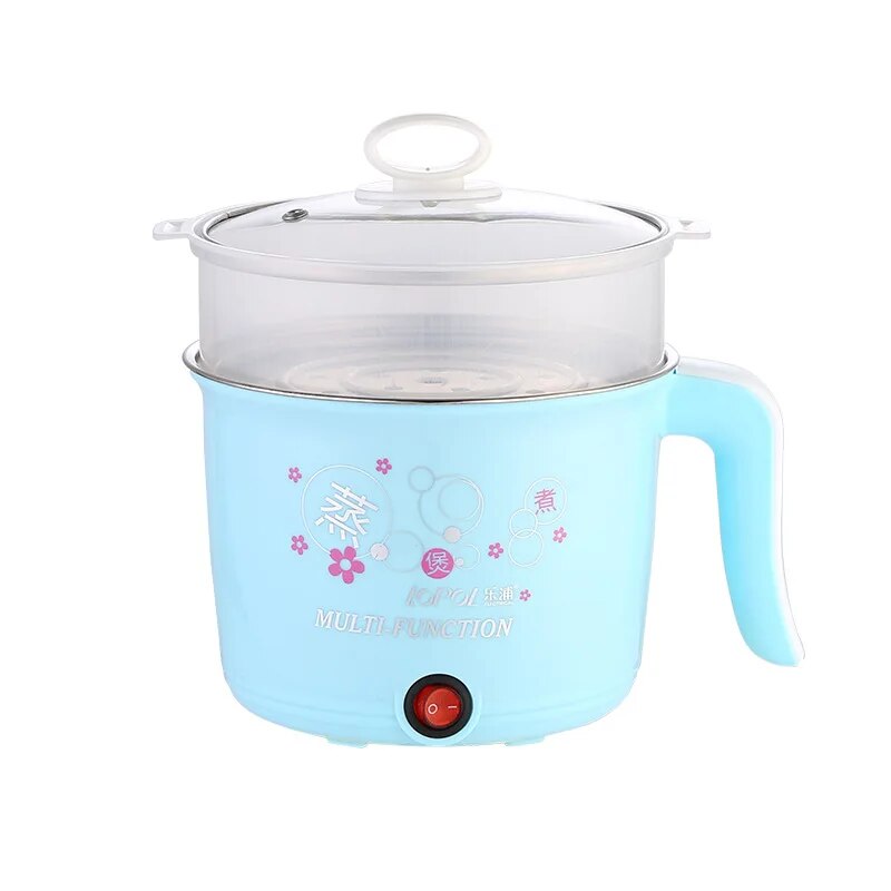 Electric Cooker Home Multifunction Hot Pot 1-2 People Heating Pan Cooking Pot M image 4