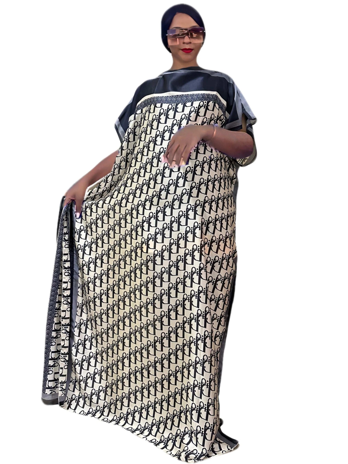 Fashion Swimsuit Cover-up Kaftan Bohemian Boho Maxi Dress Cotton Summer Vestido image 1