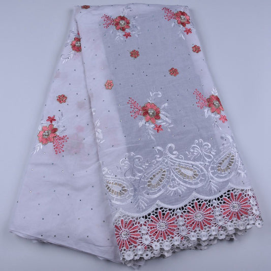 Swiss Voile Cotton Lace Fabric 2019 African Swiss Voile Laces In Switzerland Hi image 0