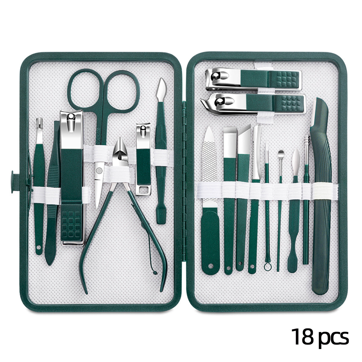 Stainless Steel Nail Clipper Set Grooming Tool Set With Portable Case Manicure image 5