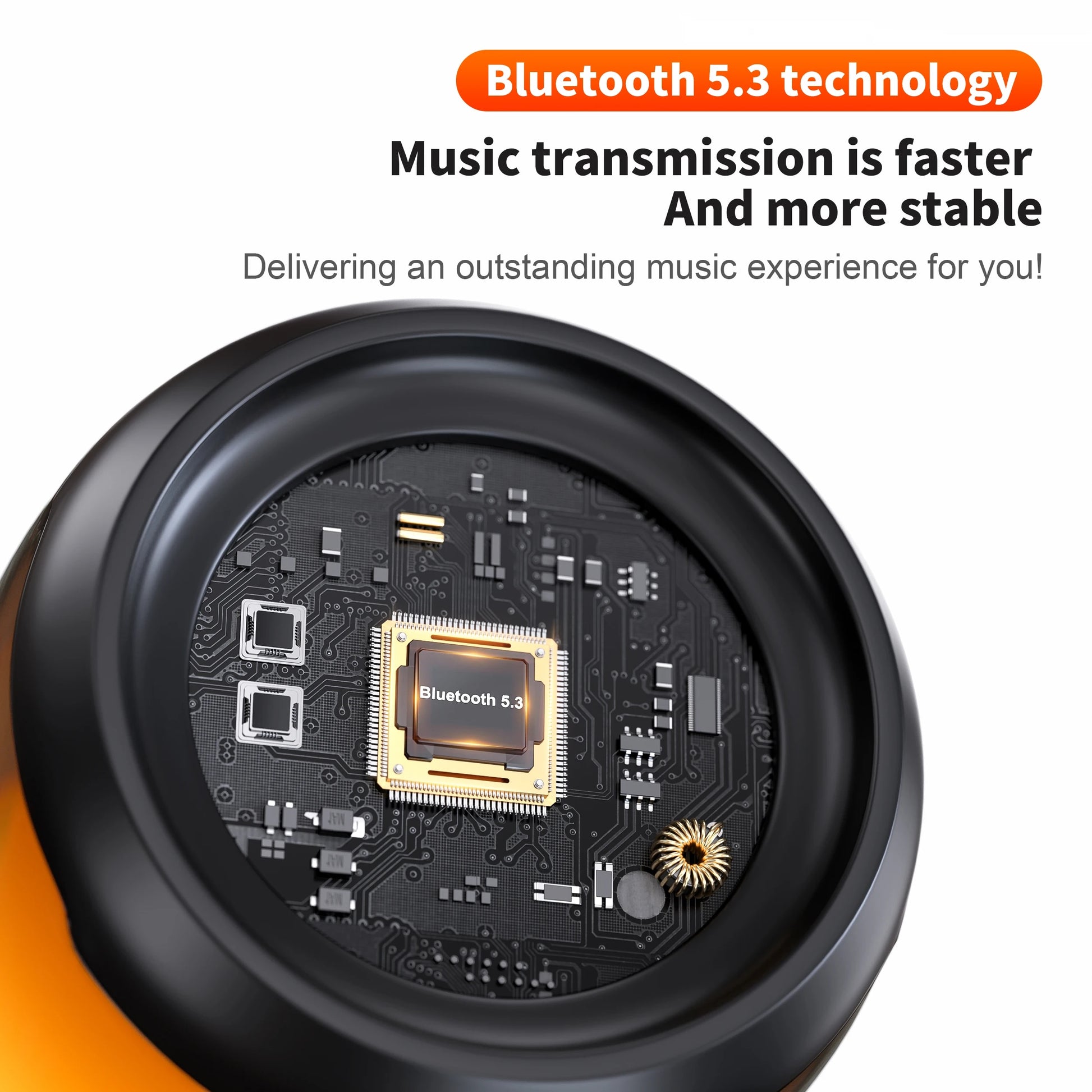 QERE Bluetooth Speaker with Hi-Res 5W Audio,Wireless HiFi Portable Speaker IPX5 image 5