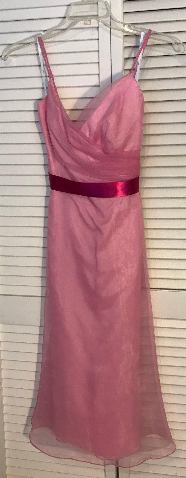 Watters & Watters Women Dress Cigffon Mauve Size 8 image 3