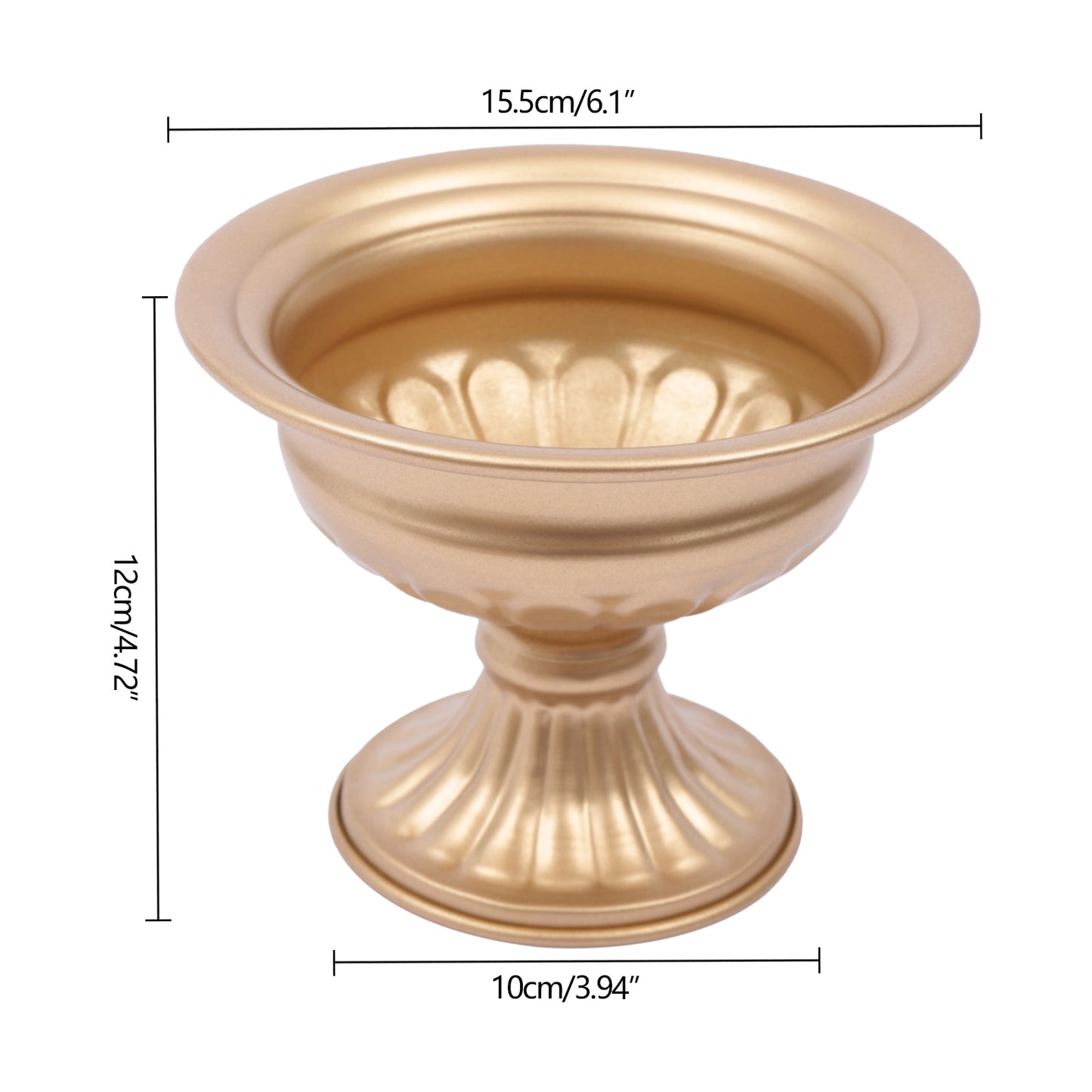 10pcs Baking Lacquer DIY Flower Trumpet Vase Tabletop Wedding Party Centerpiece image 4