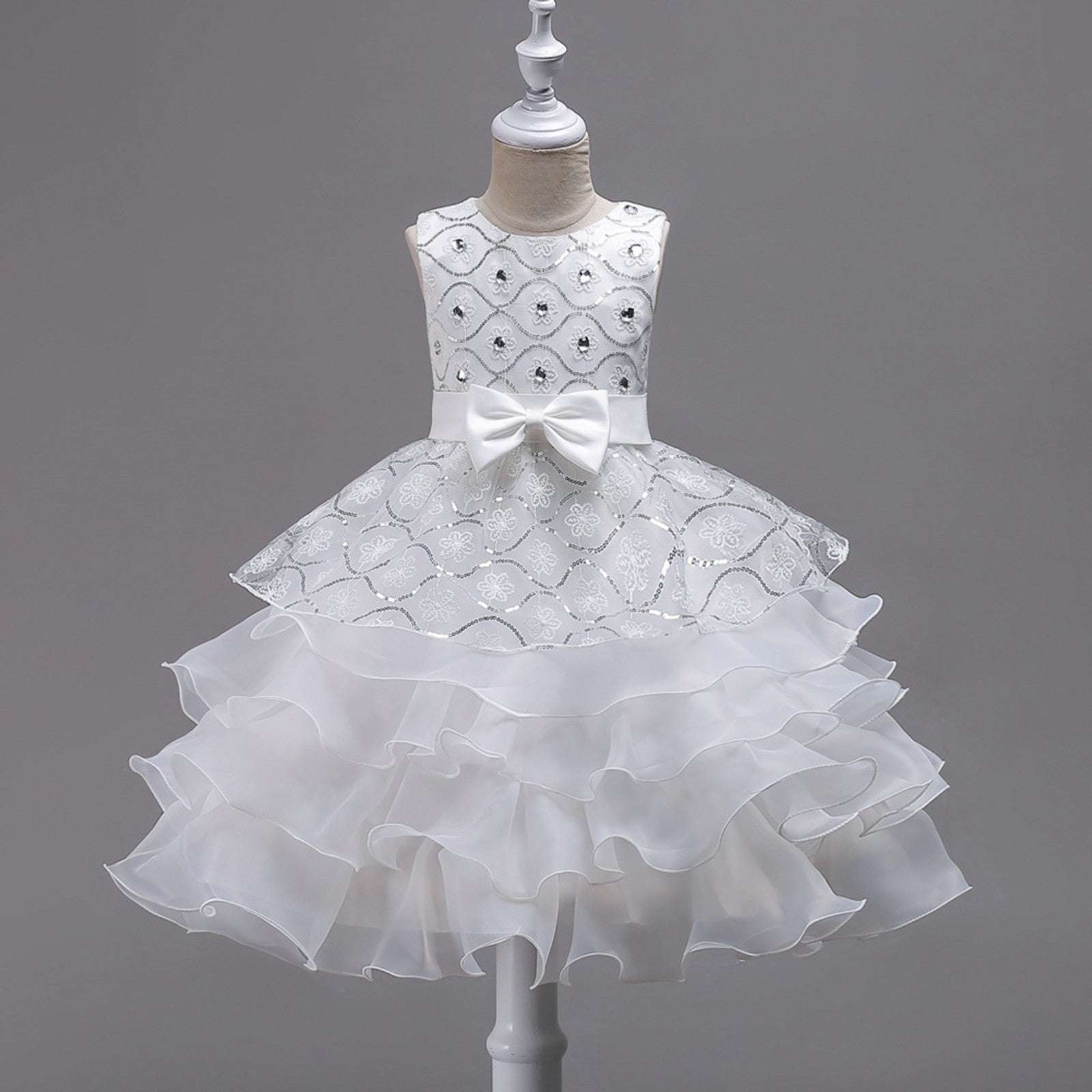 Children Modern Jazz Dance Costumes Kids Girls Stage Wear Birthday Wedding Part image 1