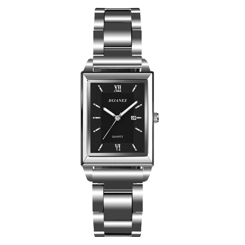 Fashion Men's Calendar Sport Casual Leather Wristwatch Luxury Business Golden S image 5