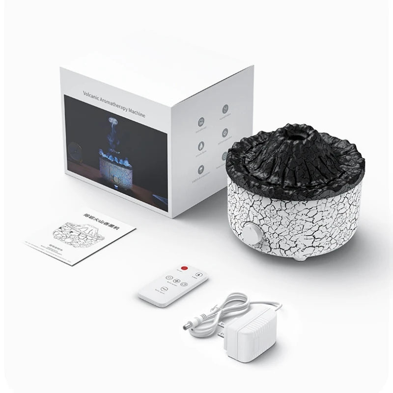 Volcano Aromatherapy Diffuser Smoke Ring Ultrasonic Air Humidifier with Flame L image 6